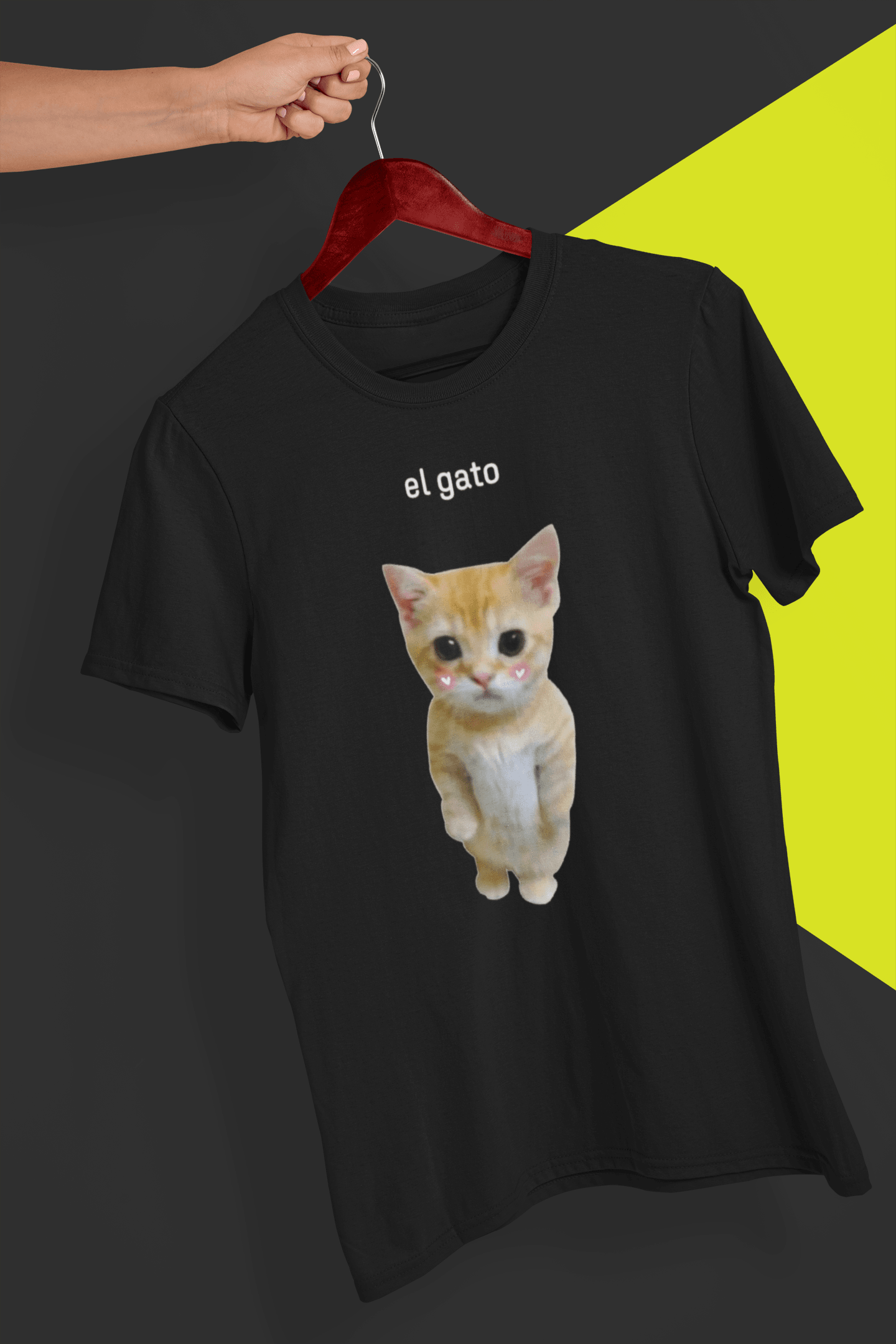 Adorable El Gato T-Shirt - ZeitgeistZest