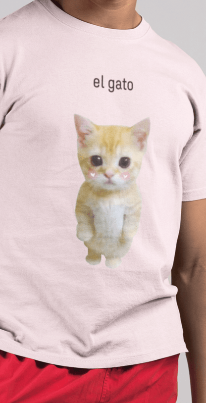 Adorable El Gato T-Shirt - ZeitgeistZest