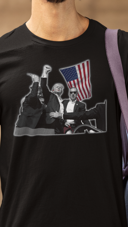 Donald Trump Fight T-Shirt - ZeitgeistZest