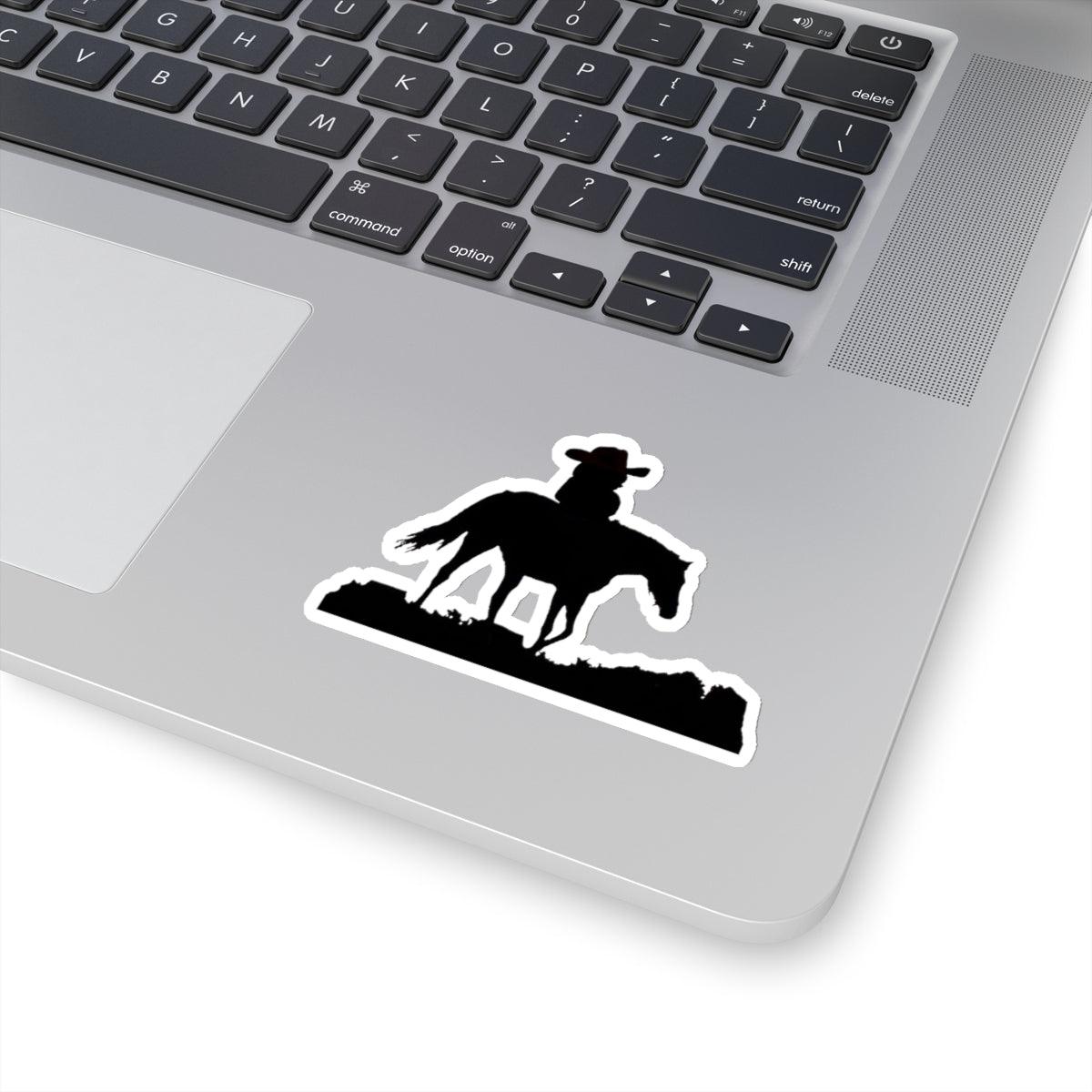 Cowboy Apu Apustaja Riding Horse Sticker - ZeitgeistZest