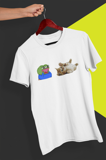 Peepo And Kitty Cat T-Shirt