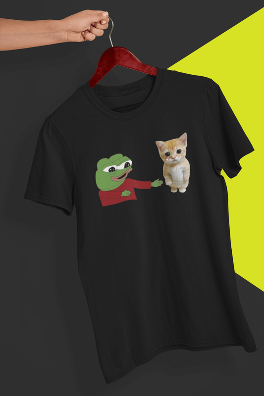 Pepe & El Gato T-Shirt - ZeitgeistZest