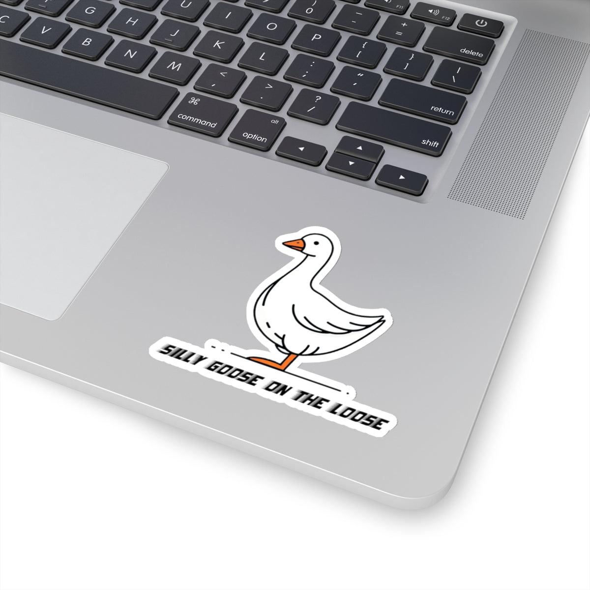 Silly Goose On The Loose Sticker - ZeitgeistZest